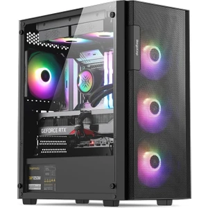 Axe 5 650W Atx Gaming Oyuncu Kasa Siyah