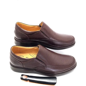 Büyük Numara Ortopedik Hakiki Deri Erkek Ayakkabı