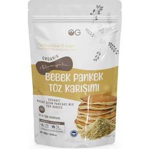 OG natural Organik Ruşeymli Bebek Pankek Toz Karışımı 300 Gr +8 Ay Tahıllı Ek Gıda İçerik