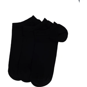 Pierre Cardin Erkek Erkek Bambu Karışımlı 3'lü Paket Siyah Patik Basic Çorap 50308479-001