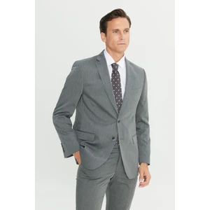 Slim Fit Dar Kesim Mono Yaka Takım Elbise