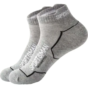 Ghassy Co. Erkek Nefes Alabilen Ter Emici Koşu Futbol Fitness Antrenman Için Kısa Spor Çorap