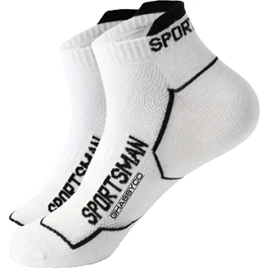 Ghassy Co. Erkek Nefes Alabilen Ter Emici Koşu Futbol Fitness Antrenman Için Kısa Spor Çorap