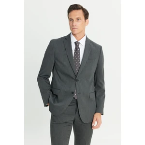 Slim Fit Dar Kesim Mono Yaka Takım Elbise