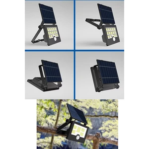 Solar Güneş Enerjili Hareket Sensörlü LED Projektör Lamba Katlanabilir ve Ayarlanabilir Tasarım