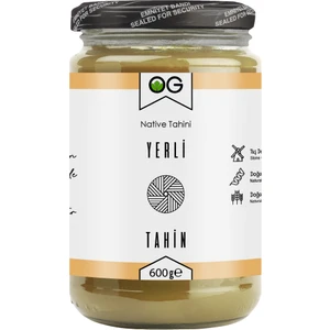OG Natural Yerli Taş Değirmen Tahin 600 gr Bebekler İçin Susam Tohumlarıyla Üretilmiştir