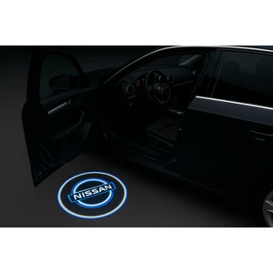 Nissan Kapı Altı Logo Kapı Altı LED Mesafe Sensörlü Pilli Yapıştırmalı Yeni Nesil