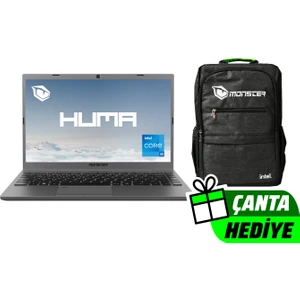 HUMA H4 V5.1 Intel Core i5 1235U 16 GB RAM 500 GB SSD FreeDOS 14,1'' FHD 60 Hz Taşınabilir Bilgisayar