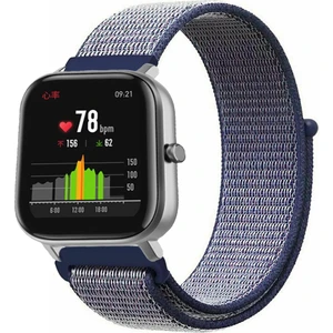 Amazfit Gts Gts2 Gts3 Gts4  ile Uyumlu Kordon Cırt Cırtlı Spor Kumaş Kayış