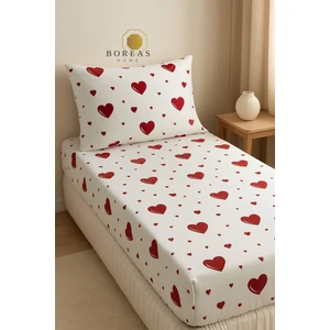 Boreas Home Mini Kalpli Ranforce Tek Kişilik Lastikli Çarşaf ve Yastık Kılıfı SETI(100X200)
