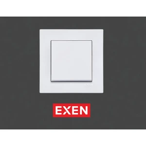 Beyaz Modül+Kapak | Anahtar Çerçeveli