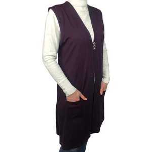 Kadın Günlük Uzun Penye Yelek