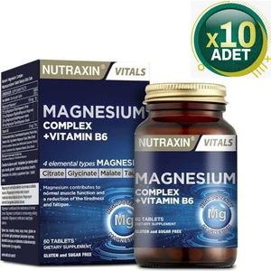 Magnesium Complex + Vitamin B6 60 Tablet 10 Adet
