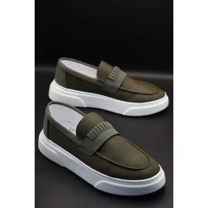 Erkek Haki Klasik Sneaker Ayakkabı