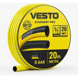 Toptancı Amca Kalın Takviyeli Bahçe Hortumu Zebra Ev Ofis Bahçe Market Tipi 1/2" 20 metre