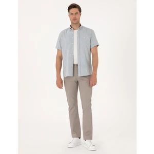 Pierre Cardin Erkek Taş Regular Fit Beli Lastikli Kanvas Pantolon 50308104-VR049