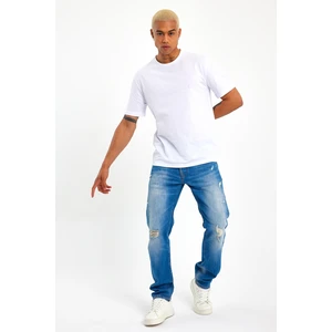 Süperlife Erkek Bisiklet Yaka  Standart &regular Fit Tişort SPR21Y30