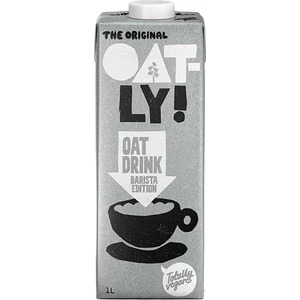 Oatly Barista Edition Yulaf Sütü, Vegan, Glutensiz, Süt Ürünü Içermez, Gdo'suz, 1 Litre
