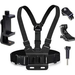 Motosiklet Telefon Tutucu Vlog Video Göğüs Kemeri Motosiklet Göğüs Telefon Tutucu Göğüs Tutucu Gopro