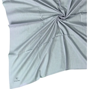 Valino Organik Pamuk Düz Renk Eşarp 100X100 cm - Doğal ve Nefes Alabilen Kumaş