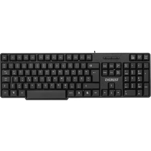 KB-517U Siyah 2mt Bakır Kablolu USB F Standart Klavye