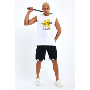 Süperlife Erkek Bisiklet Yaka Regular Fit N Baskılı Tişört SPR22TS117