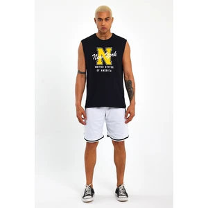 Süperlife Erkek Bisiklet Yaka Regular Fit N Baskılı Tişört SPR22TS117