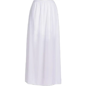 Beyaz Tam Boy Uzun Jüpon Etek Altı Astar