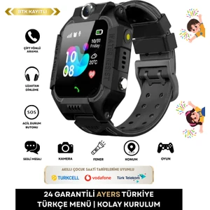 Q19 Sim Kartlı Akıllı Çocuk Saati – Konum Takibi, Kamera, Sesli Arama, Sos – Ios ve Android Uyumlu