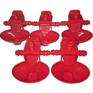 Otomatik Tavuk Suluk 5 Adet Yaylı Çanak Suluk Kuş Bıldırcın Keklik Tavuk Suluk