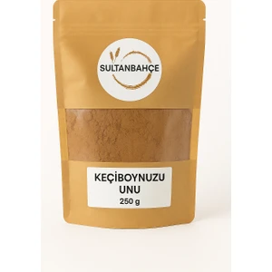 Doğal Keçiboynuzu Unu 250 gr | Katkısız - Rafine Şekersiz - Glutensiz - Vegan - Lif Kaynağı