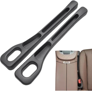 2 Adet Siyah Araç Oto Koltuk Arası Boşluk Doldurma Pedi Cüzdan Kart Düşme Önleyici Telefon Tutucu