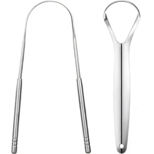 Mucit Home  Dil Temizleyici Gümüş Ağız Bakım Fırçası Dil Plak Temizleme Dil Sıyırıcı