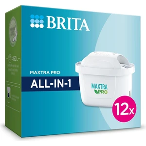 Brita Maxtra Pro All-In-1 Yedek Su Arıtma Filtresi, 12’li