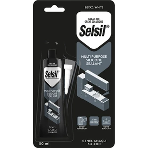Genel Amaçlı Silikon 50 ml Beyaz