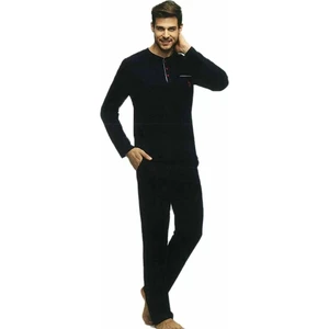 U.S. Polo Assn. 17384 Pamuk Çeyizlik Uzun Kol Erkek Pijama Takım