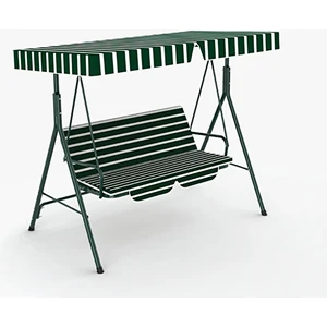 Teras Bahçe Gölgelikli Salıncak Balkon Salıncağı Dış Mekan Salıncağı Yeşil