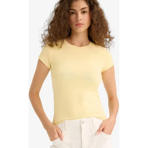 Slim Fit Basic Tişört F7768AX25AU