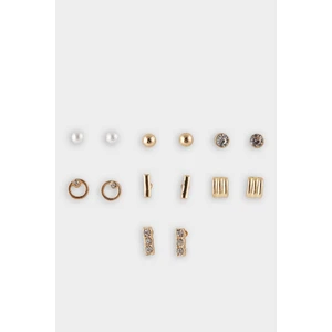 Kadın 9'lu Gold Küpe F5983AXNS