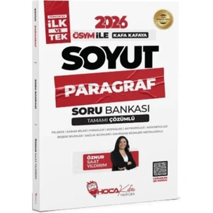 Hoca Kafası 2026 KPSS Tyt Ales Dgs Soyut Paragraf Soru Bankası Çözümlü