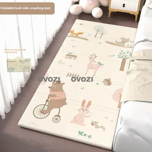 Ovozı 200×180×2CM Çift Taraflı Katlanabilir Bebek Emekleme Matı Oyun Paspasları ve Halıları (Yurt Dışından)