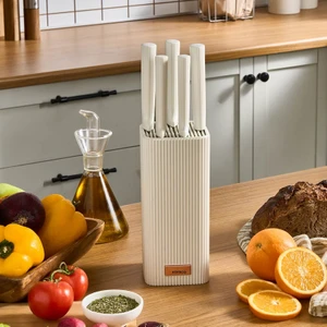 Massimo Line 6 Parça Bıçak Seti Krem