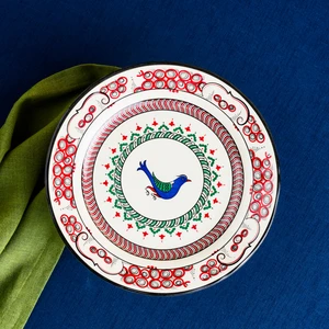 x Ömür Akkor Iznik Kuş Servis Tabağı 26 cm