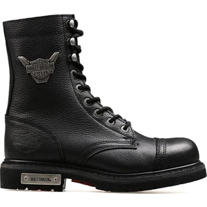 Harley Davidson Colmar Erkek Siyah Deri Bot