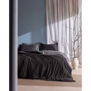 Madame Coco Lumi Tek Kişilik Pamuklu Penye Lastikli Nevresim Takımı - Antrasit