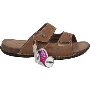 49107 Hakiki Deri Erkek Terlik - Kum