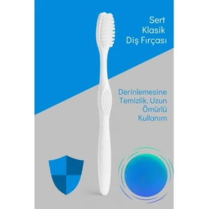 Sert Klasik Diş Fırçası – Derinlemesine Temizlik, Uzun Ömürlü Kullanım