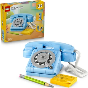 Lego® Creator 3'ü 1 Arada Retro Telefon 31174 - 8+ Çocuklar Için 1980'LER Veya 2000'LER Modeli Yaratıcı Oyuncak Seti (383 Parça)