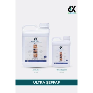 Ultra Şeffaf Döküm Tipi Epoksi Reçine 7,5 kg Set Epoxy Masa Sehpa Için