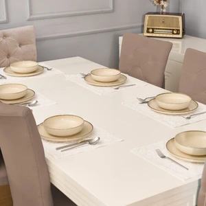 6 Parça Ranforce Kumaş Amerikan Servis - Supla 35X45